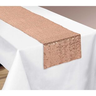 Sequin Table Runner Pink