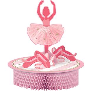 Twinkle Toes Ballerina Honeycomb Centrepiece Pink