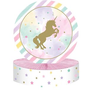 Unicorn Sparkle Honeycomb Centrepiece Multicoloured