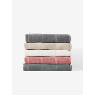 Linen House V.Stripe B.Towels Towel Collection White