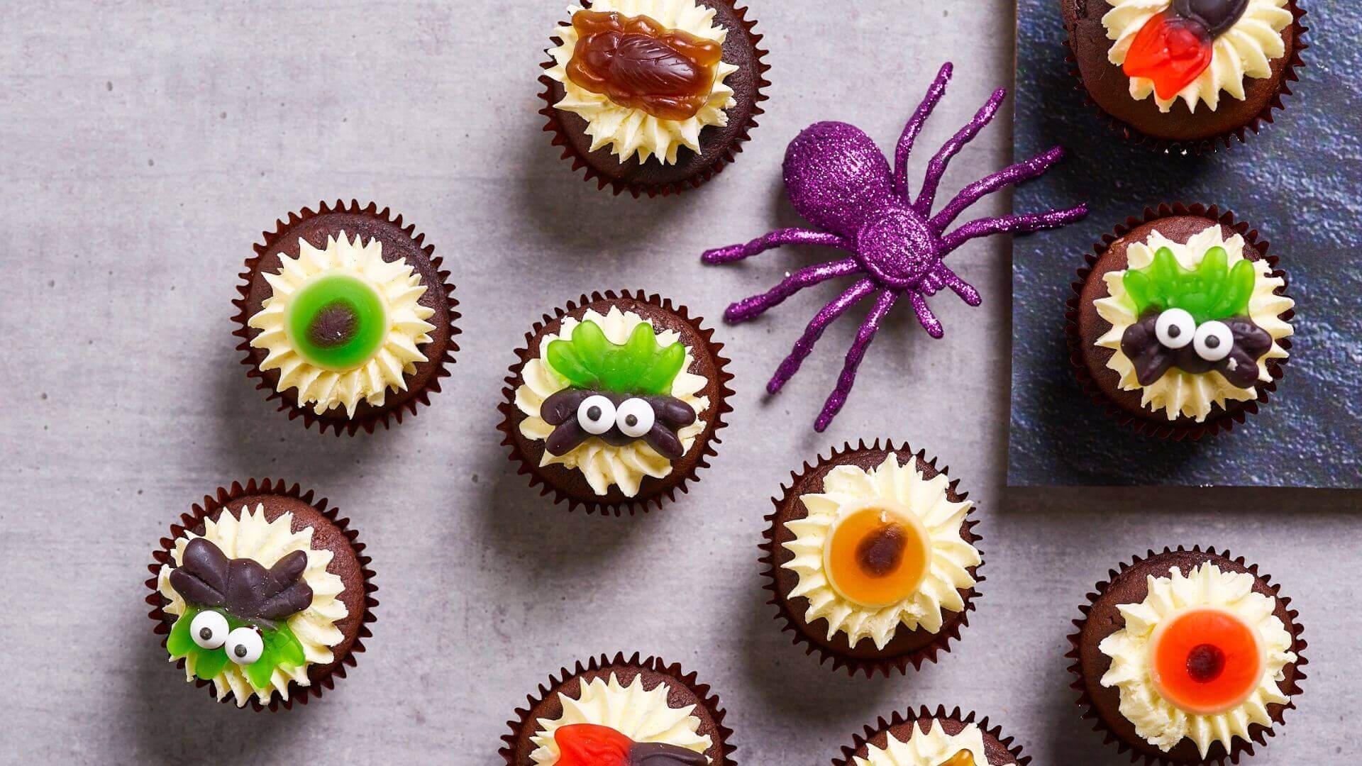 Shocking Halloween Cupcakes