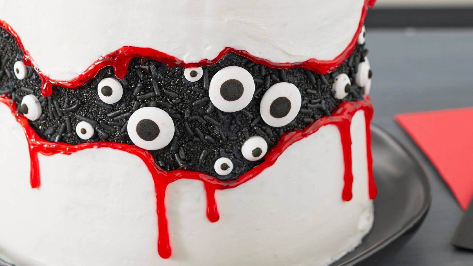 Terffyingly Tasty Halloween Fault Line Cake